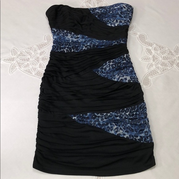 City Triangles Dresses & Skirts - CITY TRIANGLES Sexy Leopard Runched Bodycon Dress